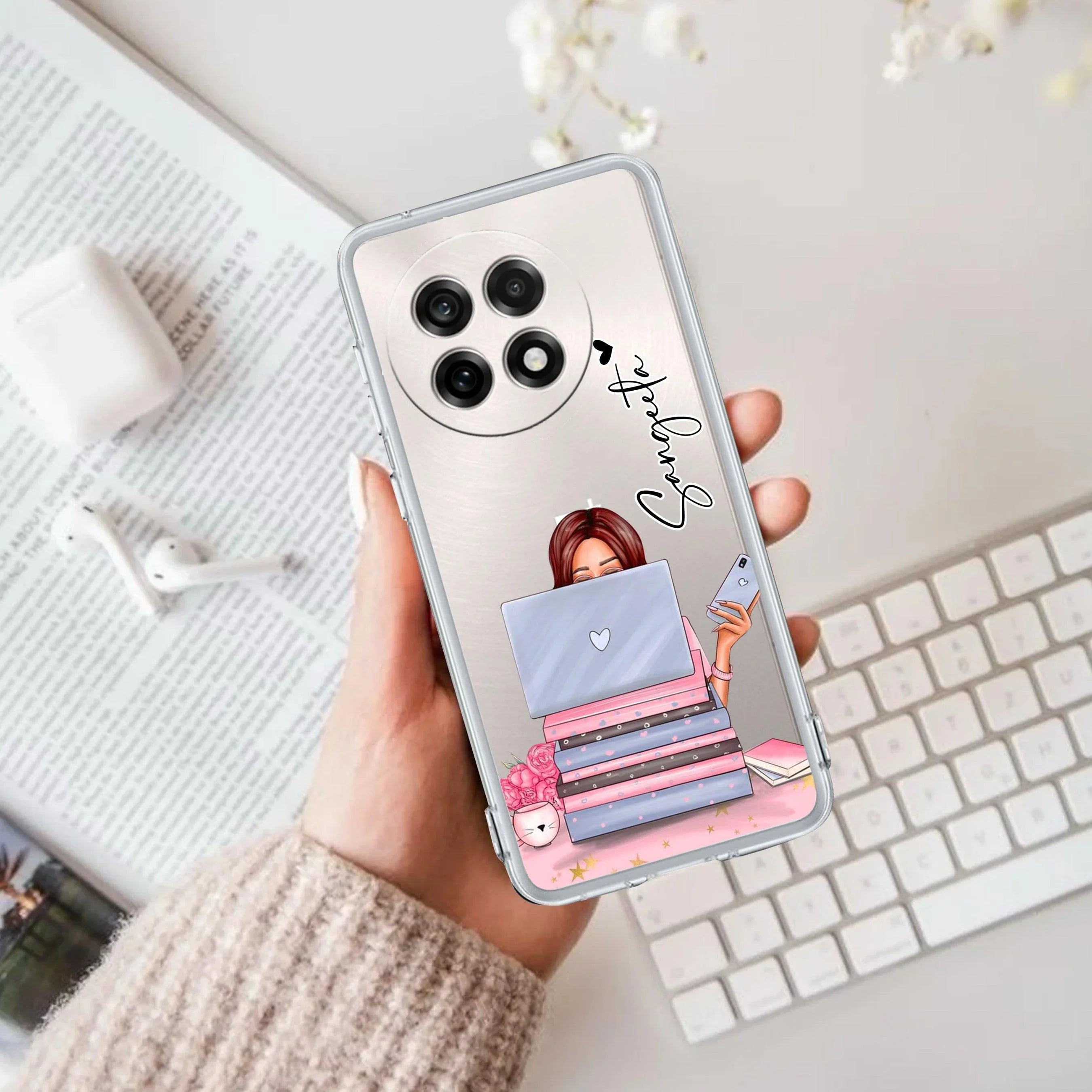 Lady Planner Customize Transparent Silicon Case For OnePlus - ShopOnCliQ