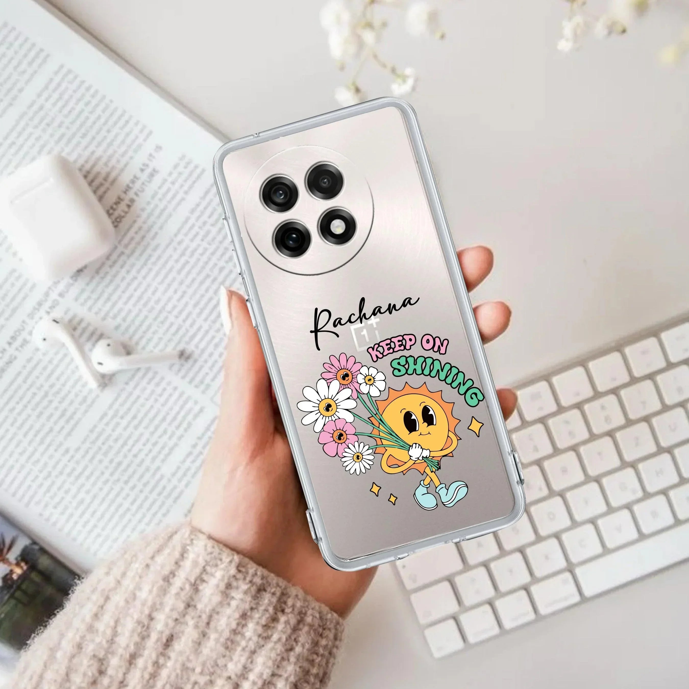 Keep Shining Customize Transparent Silicon Case For OnePlus