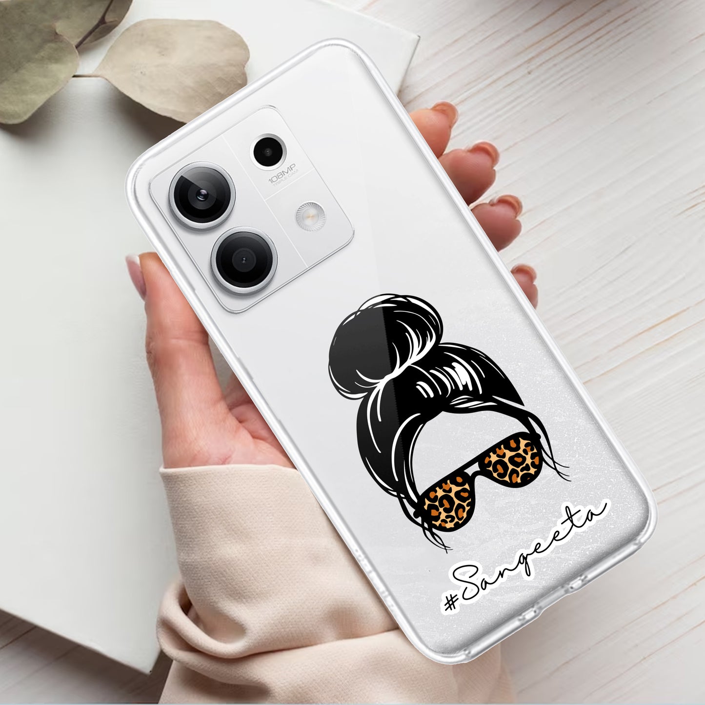 Girl With Goggles Customize Transparent Silicon Case For Redmi/Xiaomi