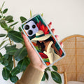 Fashionable Girl Hat Style Tropical Elegance Transparent Silicone Case For Redmi A5 4G