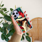 Fashionable Girl Hat Style Tropical Elegance Transparent Silicone Case for Redmi/Xiaomi - ShopOnCliQ