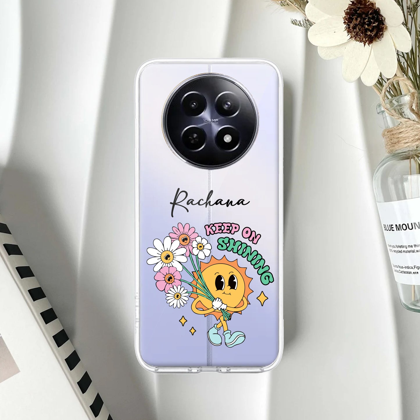 Keep Shining Customize Transparent Silicon Case For Realme/Narzo