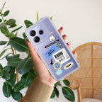 Ticket to Happiness Transparent Silicon Case For Redmi A5 4G