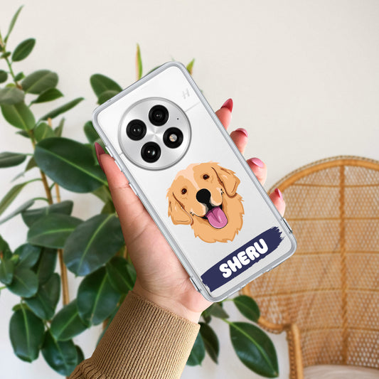 Dog Lovers Customize Transparent Silicon Case For OnePlus