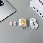 3D Cute Cartoon Doll Charger Case