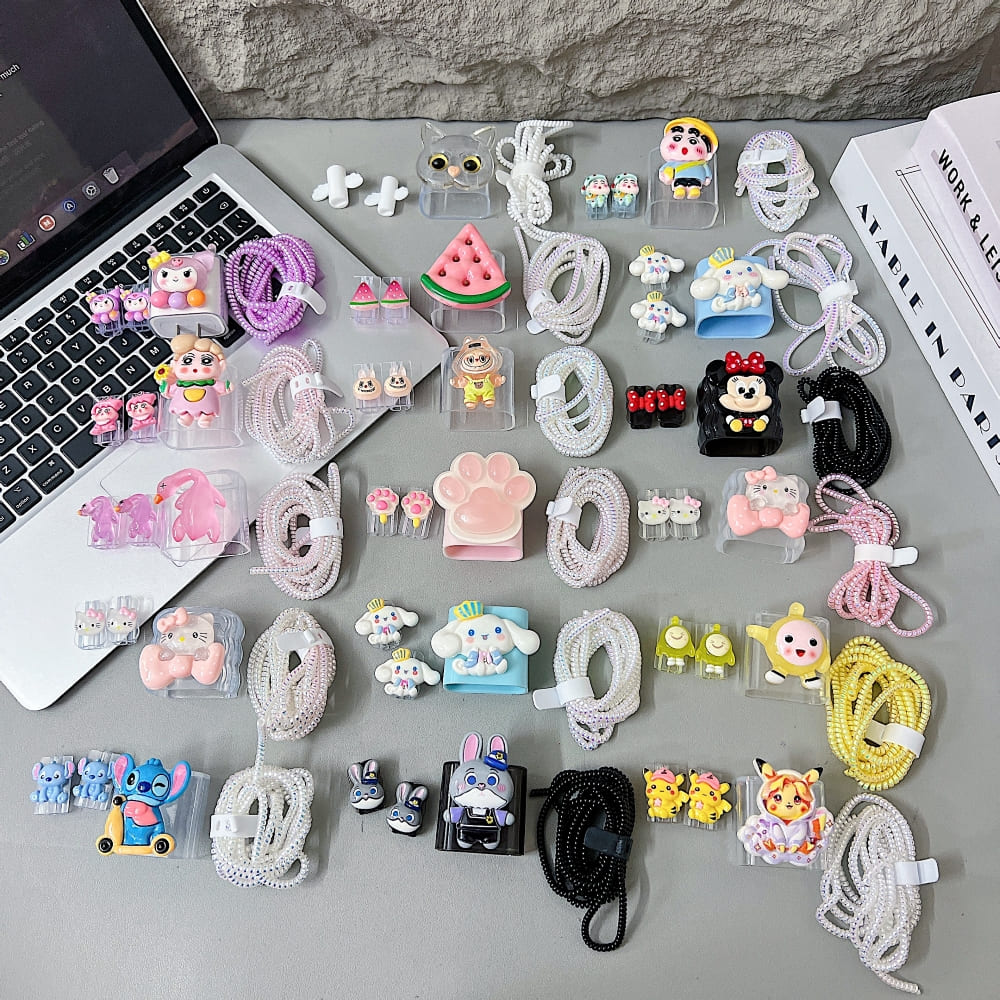 3D Cute Minnie Bow Buddy Cartoon Doll Charger Case