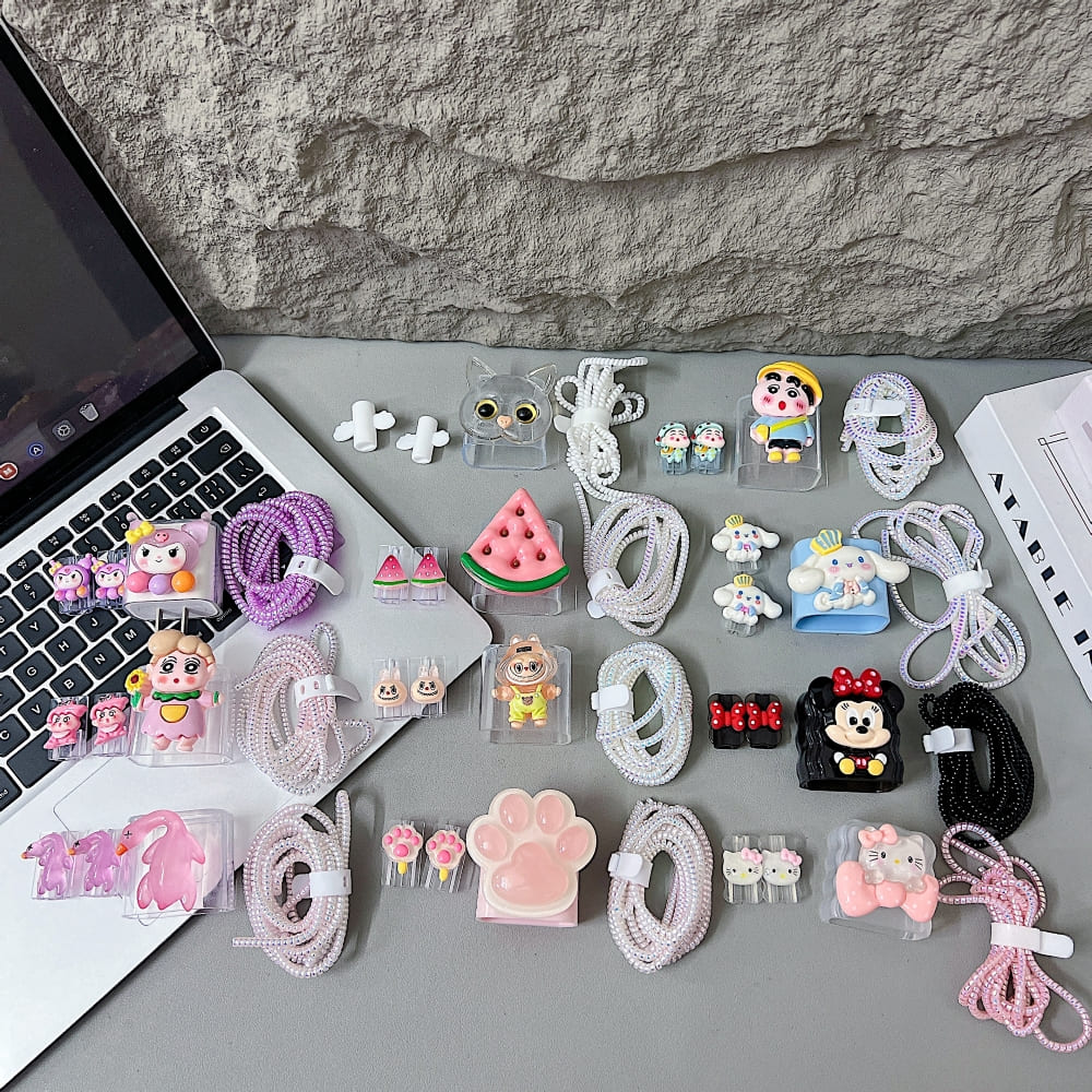 3D Cute Pika Spark Cartoon Doll Charger Case