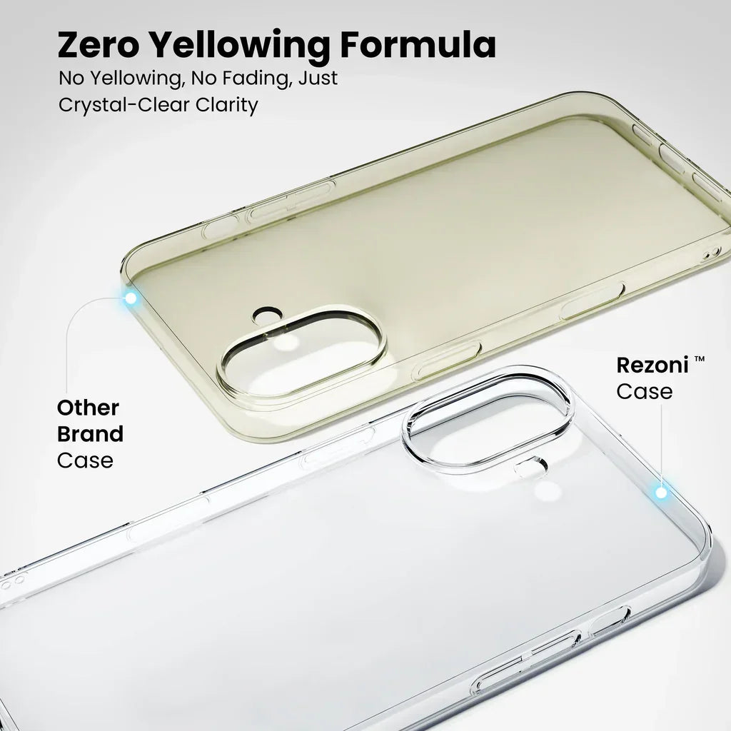 Anti Yellow Clear Case For iPhone 16 Plus - ShopOnCliQ