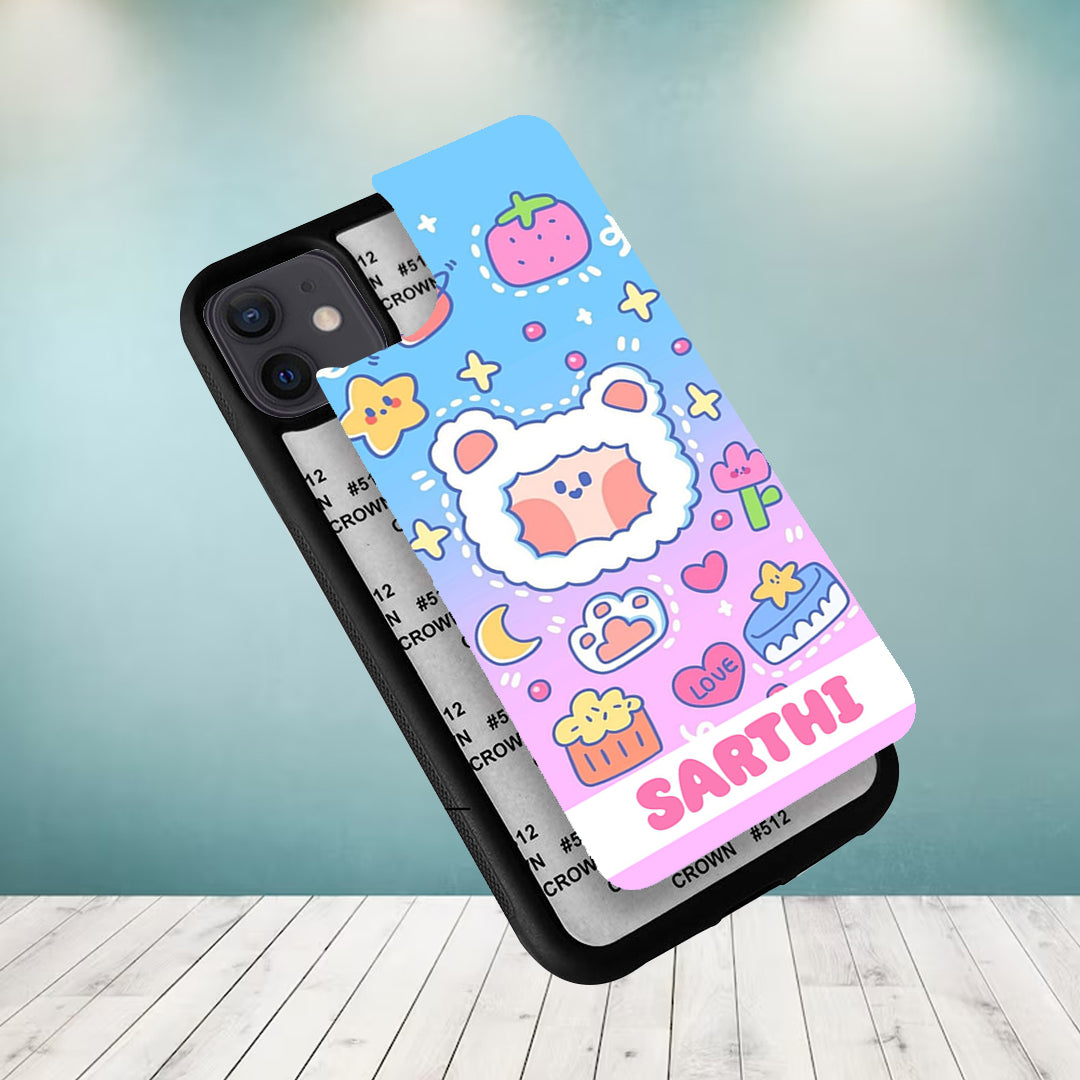 Sheep Glossy Metal Case Cover For iPhone