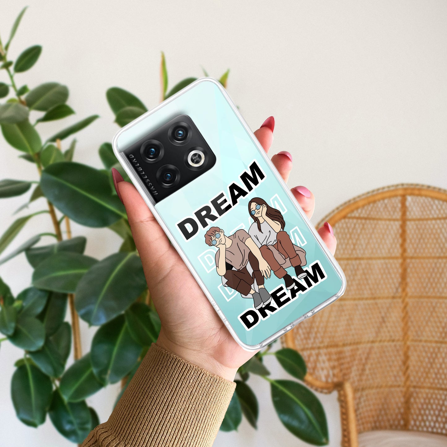 Couple Dream Customize Transparent Silicon Case For OnePlus