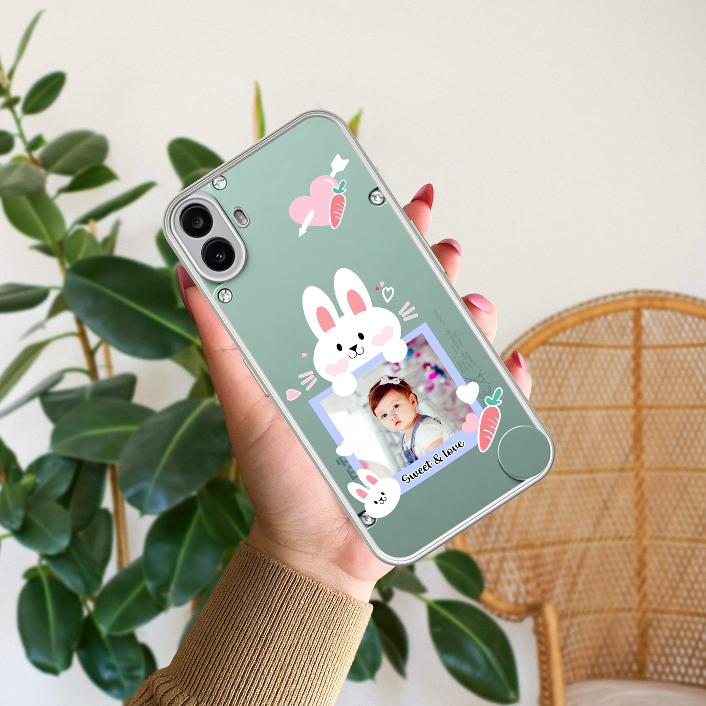 Customize Photo Transparent Silicon Case For Nothing