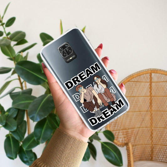 Couple Dream Transparent Silicon Case For Poco