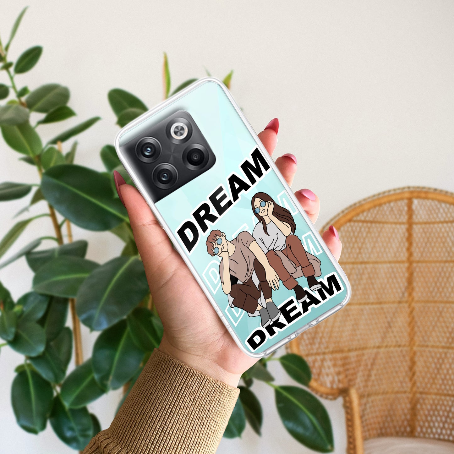 Couple Dream Customize Transparent Silicon Case For OnePlus