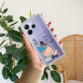 Girl with Book Customize Transparent Silicon Case For Redmi A5 4G