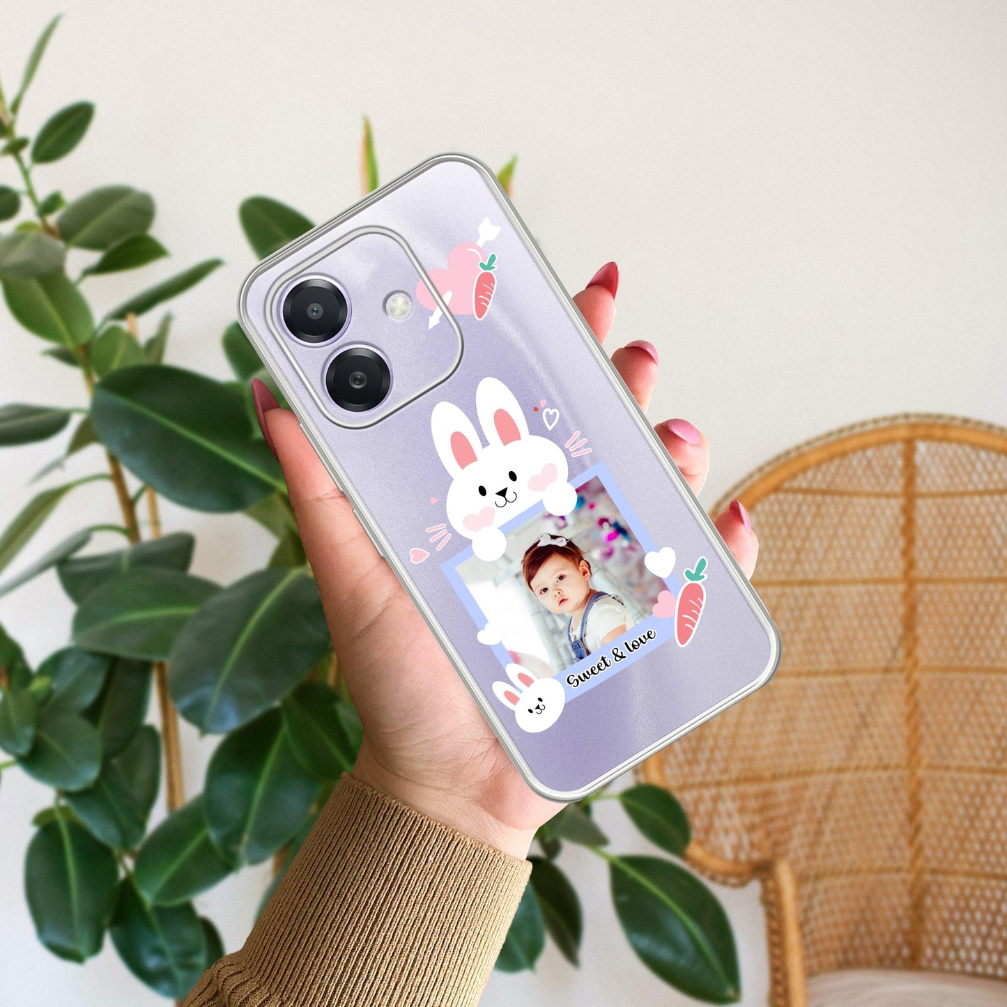 Customize Photo Transparent Silicon Case For Oppo