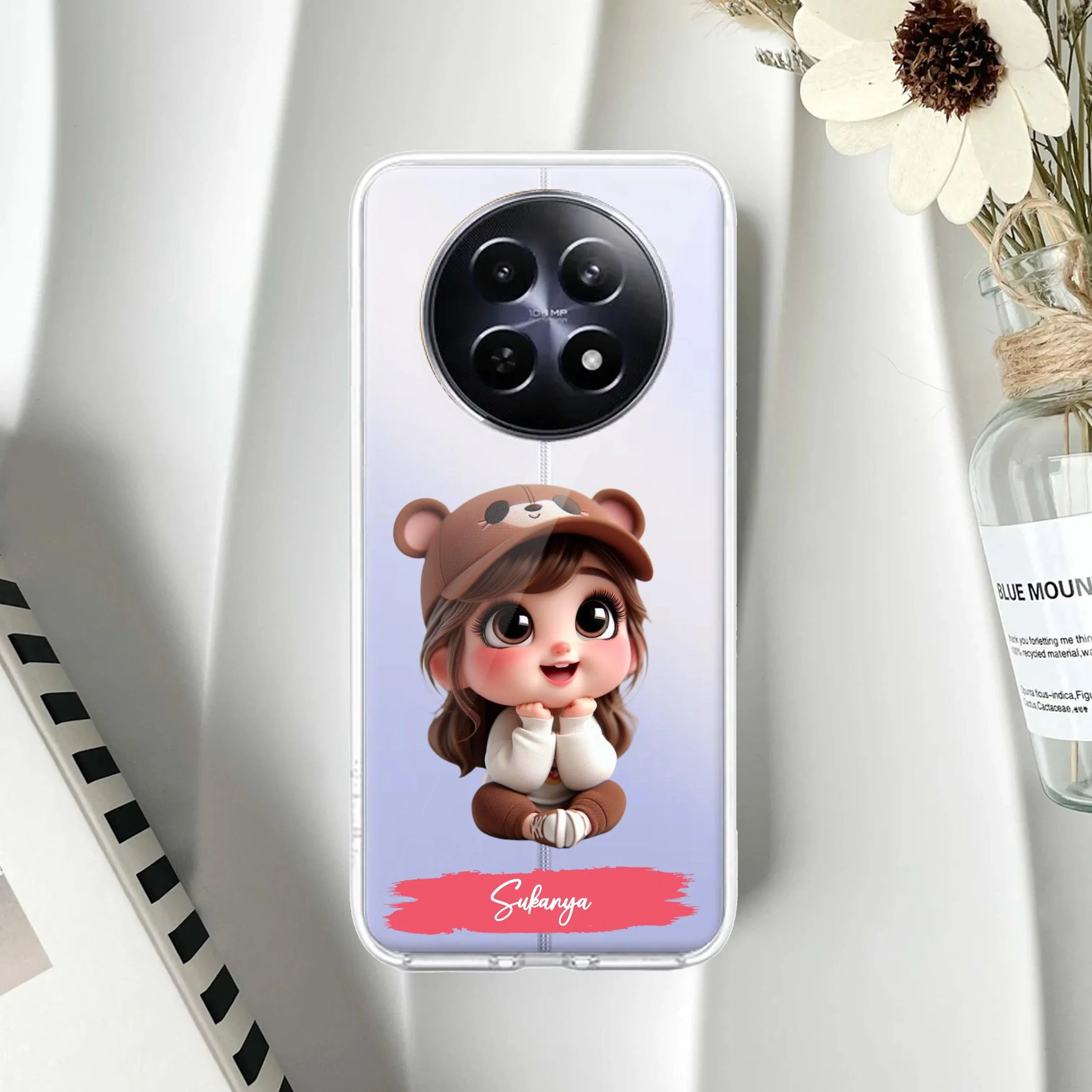 Little Girl Customize Anti Yelllow Case For Realme 14 Pro Lite 5G