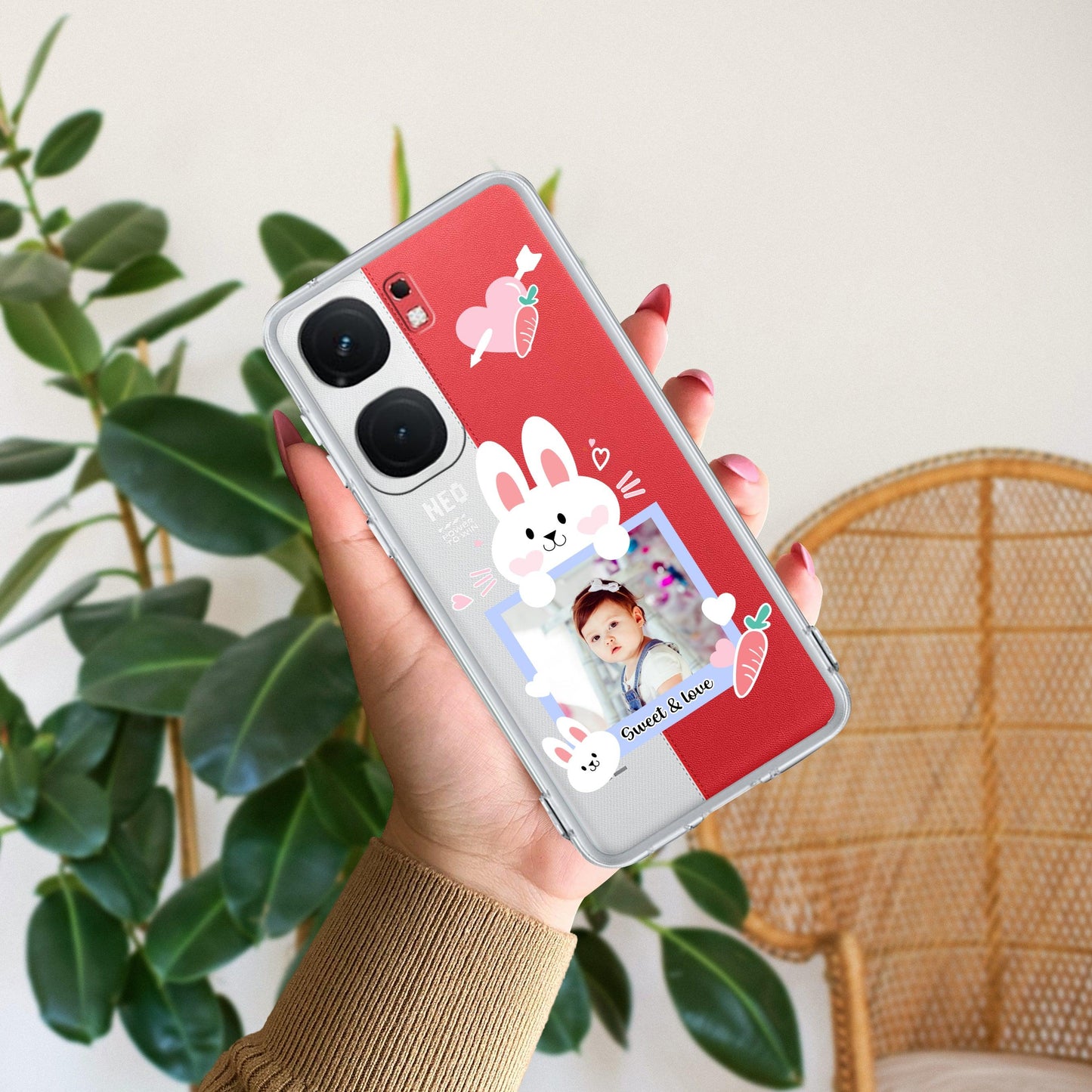 Customize Photo Transparent Silicon Case For iQOO