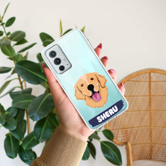 Dog Lovers Customize Transparent Silicon Case For OnePlus