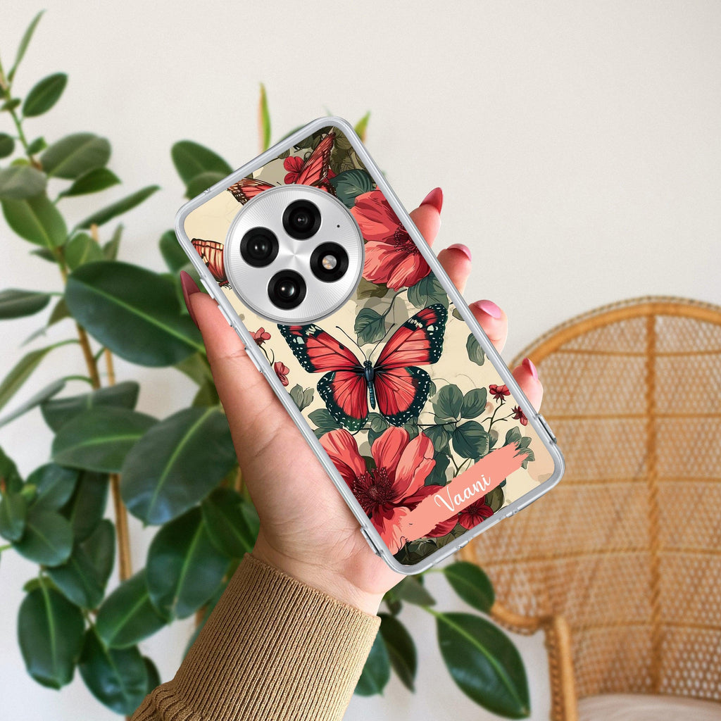 Butterfly Customize Transparent Silicon Case For OnePlus - ShopOnCliQ