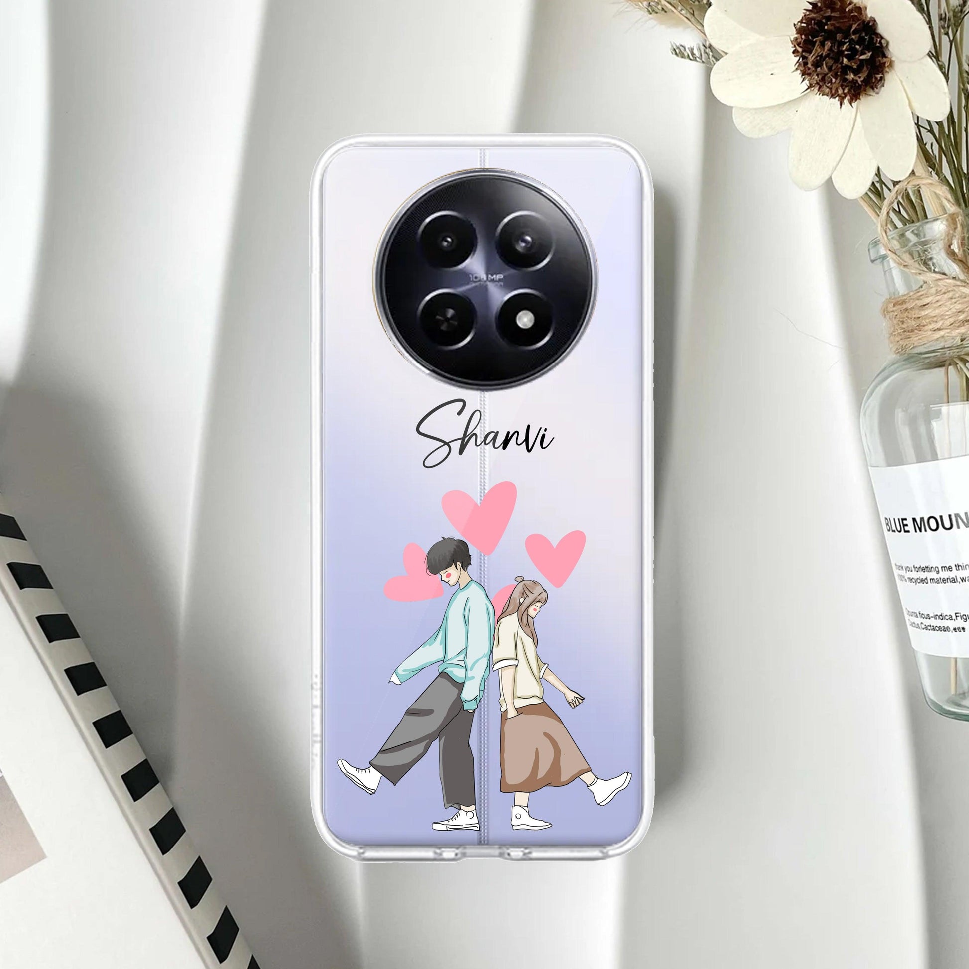 Love Couple Customize Transparent Silicon Case For Realme/Narzo - ShopOnCliQ