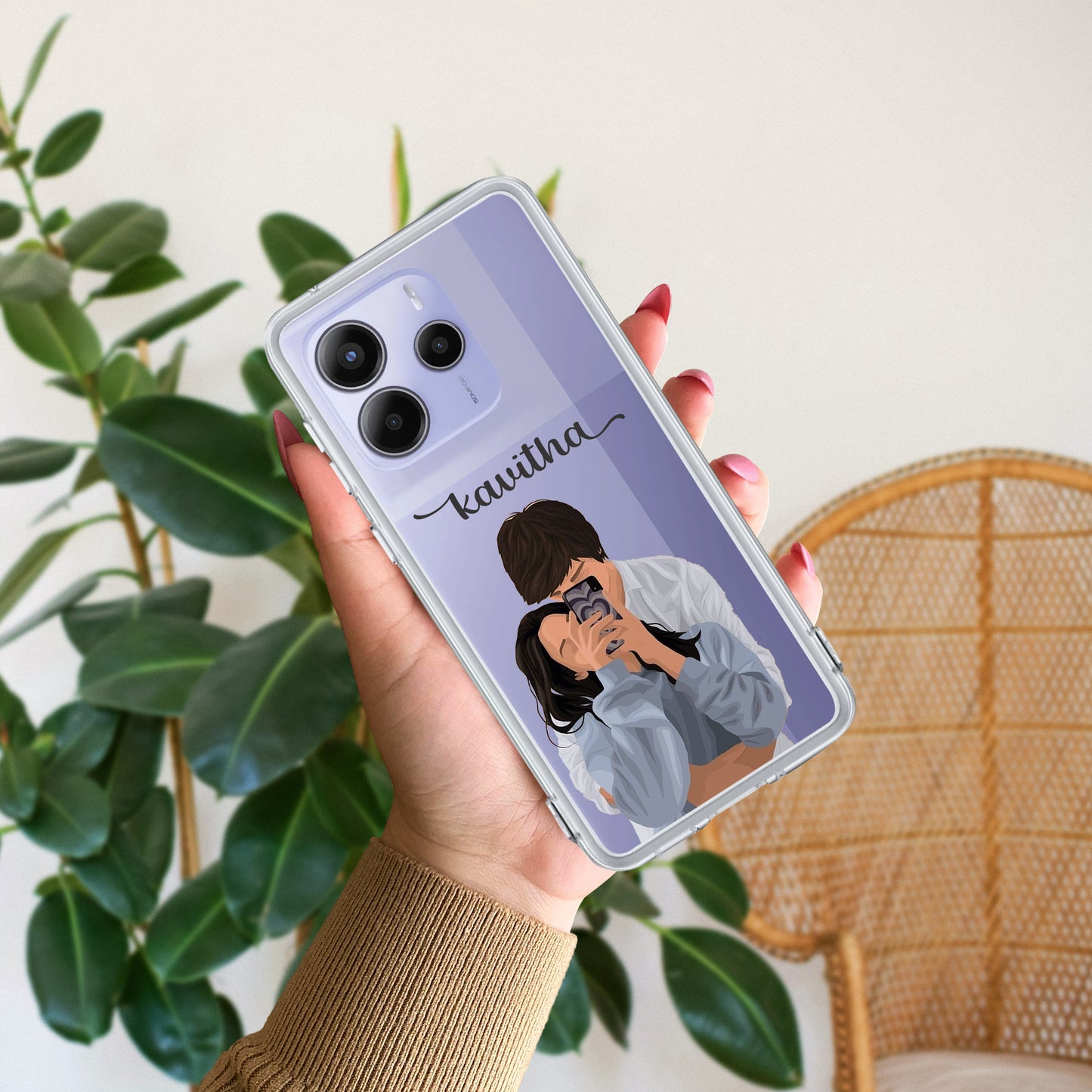 Captured Love Customize Transparent Silicon Case For Redmi/Xiaomi