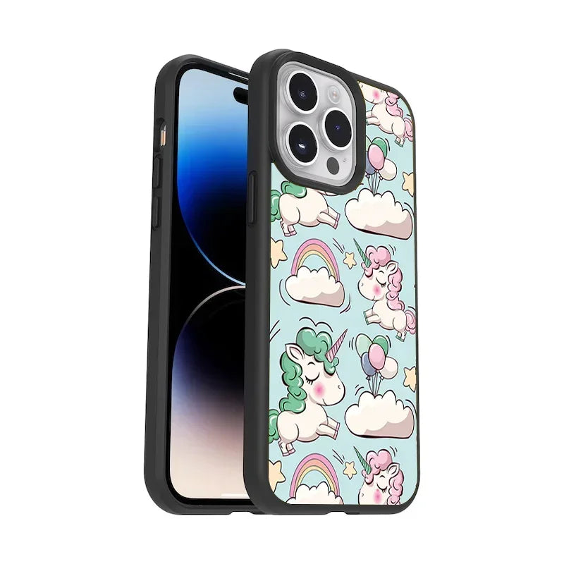 Unicorn Print Glossy Metal Case Cover For Poco - ShopOnCliQ