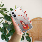 Daisy Flower Customize Transparent Silicon Case For Vivo V21 5G