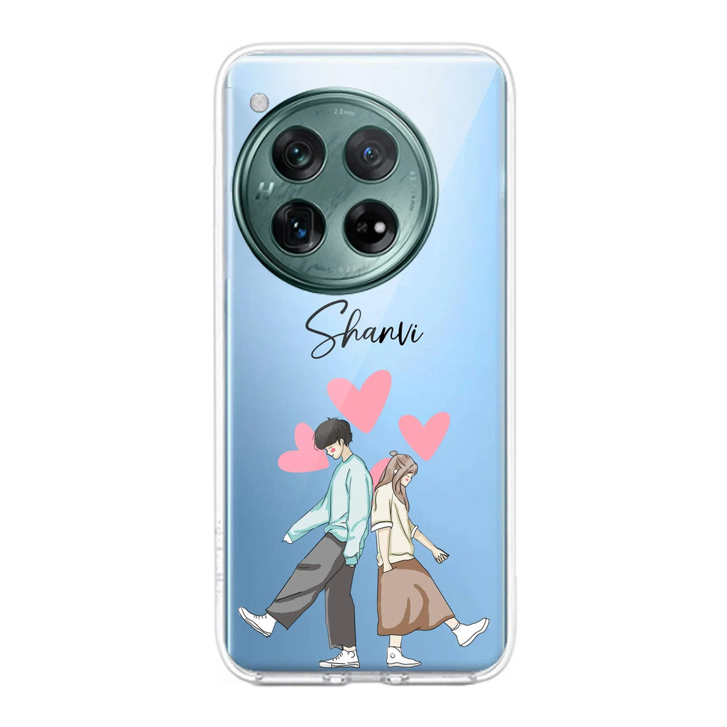 Love Couple Customize Transparent Silicon Case For OnePlus - ShopOnCliQ