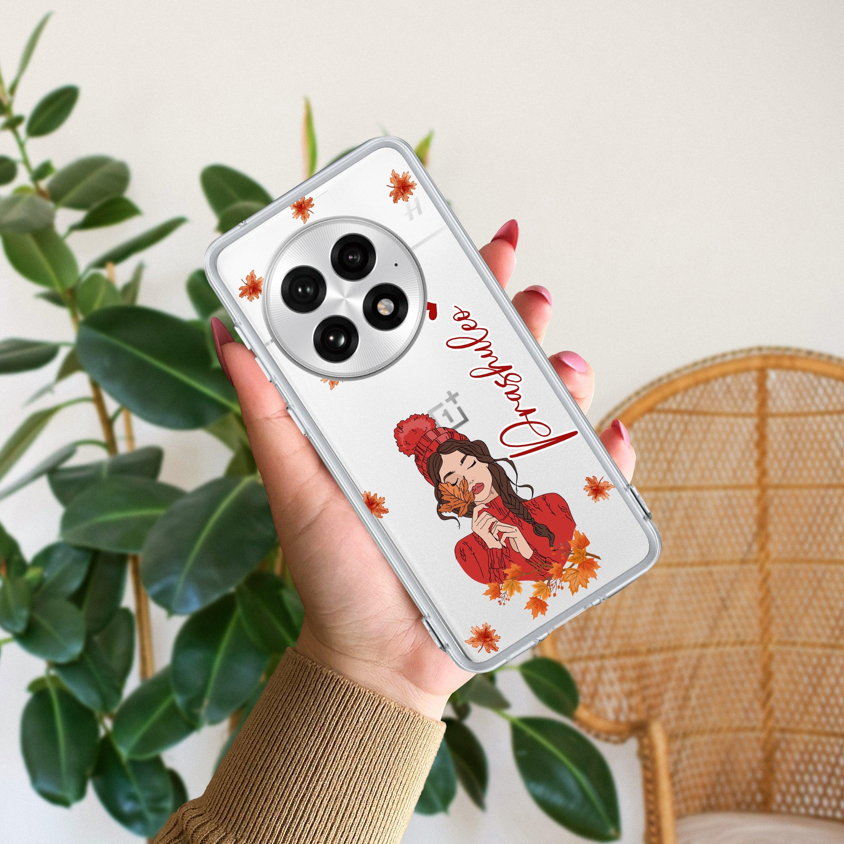 Daisy Flower Customize Transparent Silicon Case For OnePlus 13R 5G