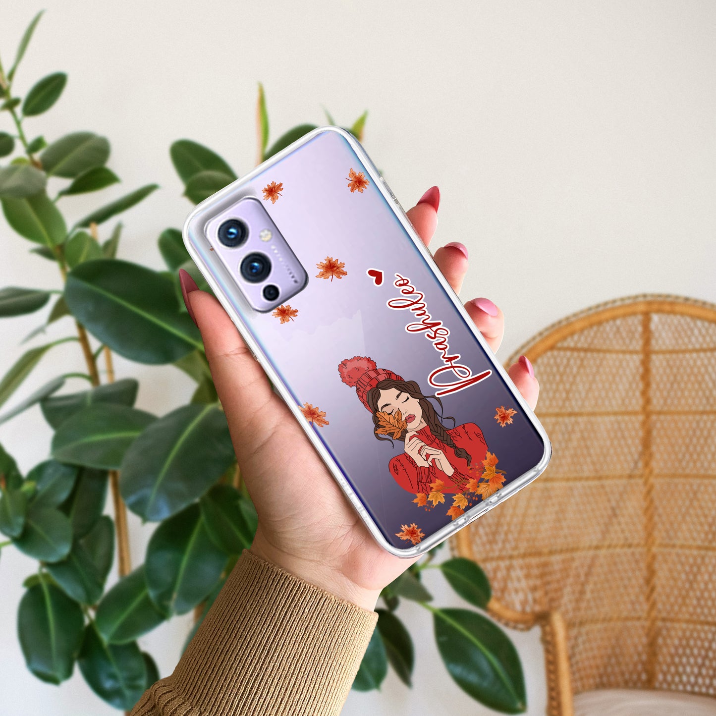 Daisy Flower Customize Transparent Silicon Case For OnePlus