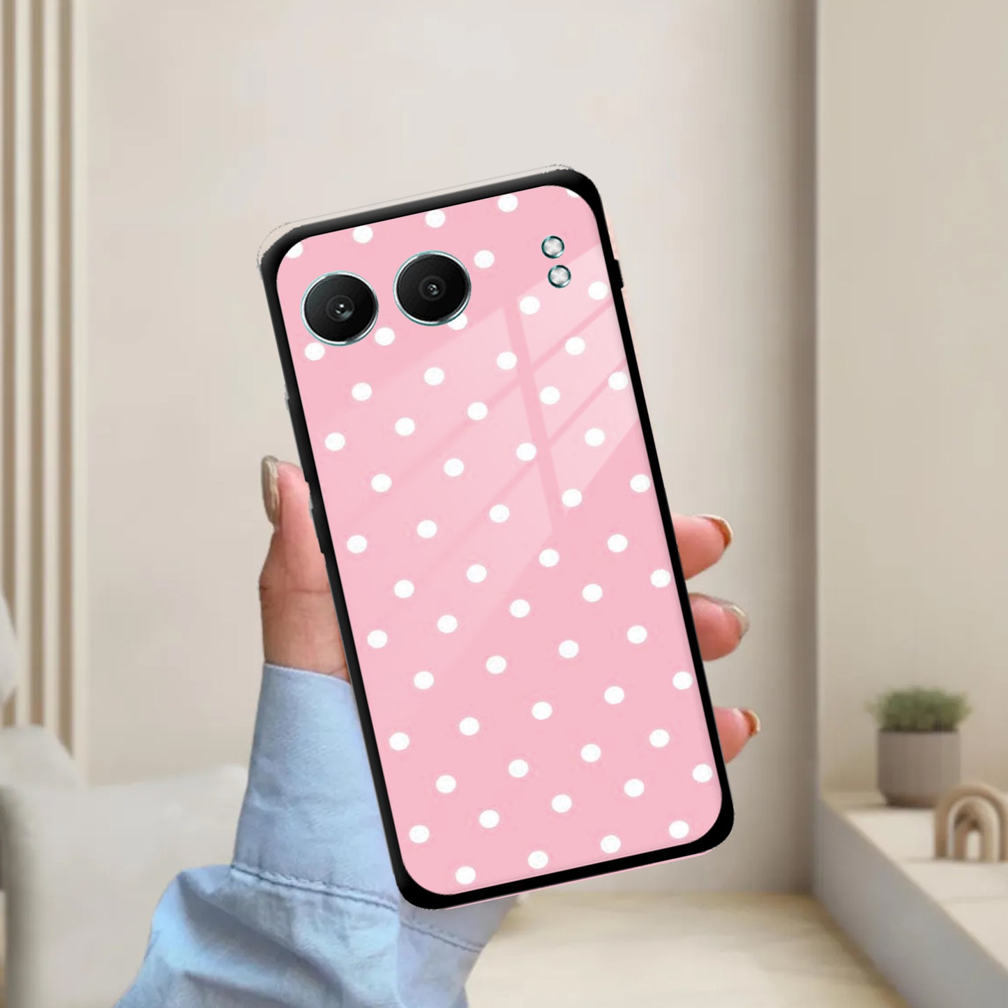 Pollaka Dot Glossy Metal Case Cover For OnePlus