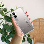 Customize Name Transparent Silicon Case For Vivo - ShopOnCliQ