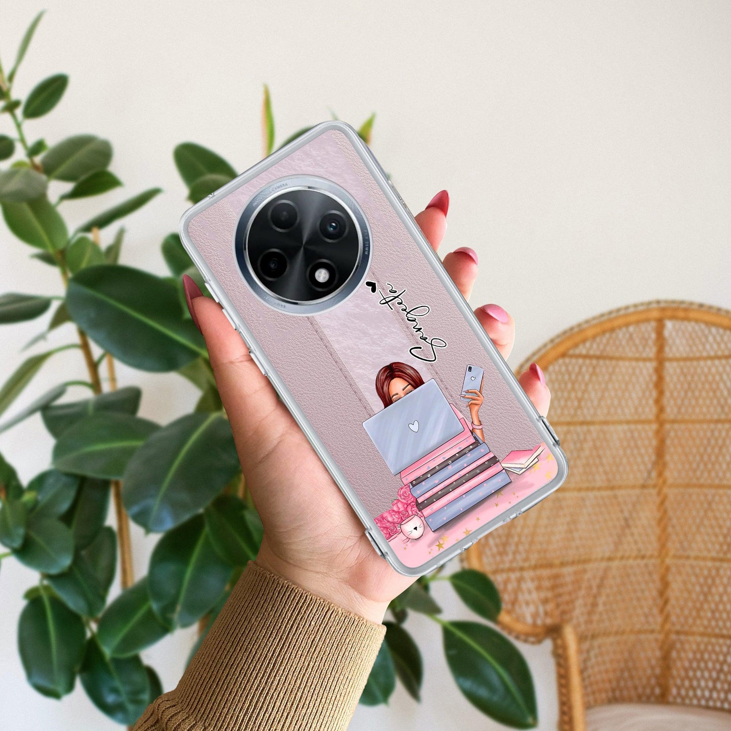 Lady Planner Customize Transparent Silicon Case For Oppo