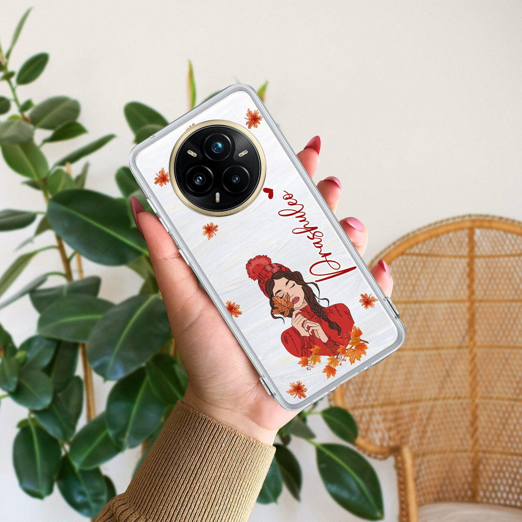 Daisy Flower Customize Transparent Silicon Case For Realme 12 Plus 5G