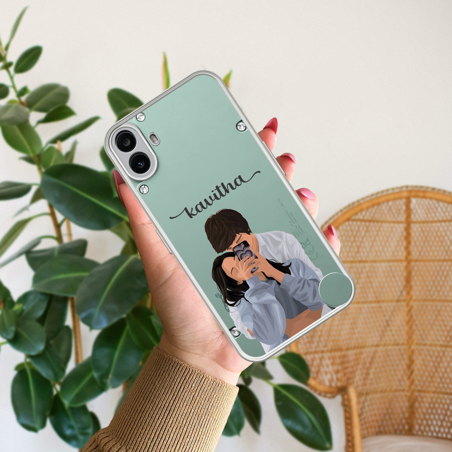 Captured Love Customize Transparent Silicon Case For Nothing