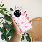 Cute Kitty Bliss Transparent Silicon Case For Realme C35 / Realme Narzo 50A Prime