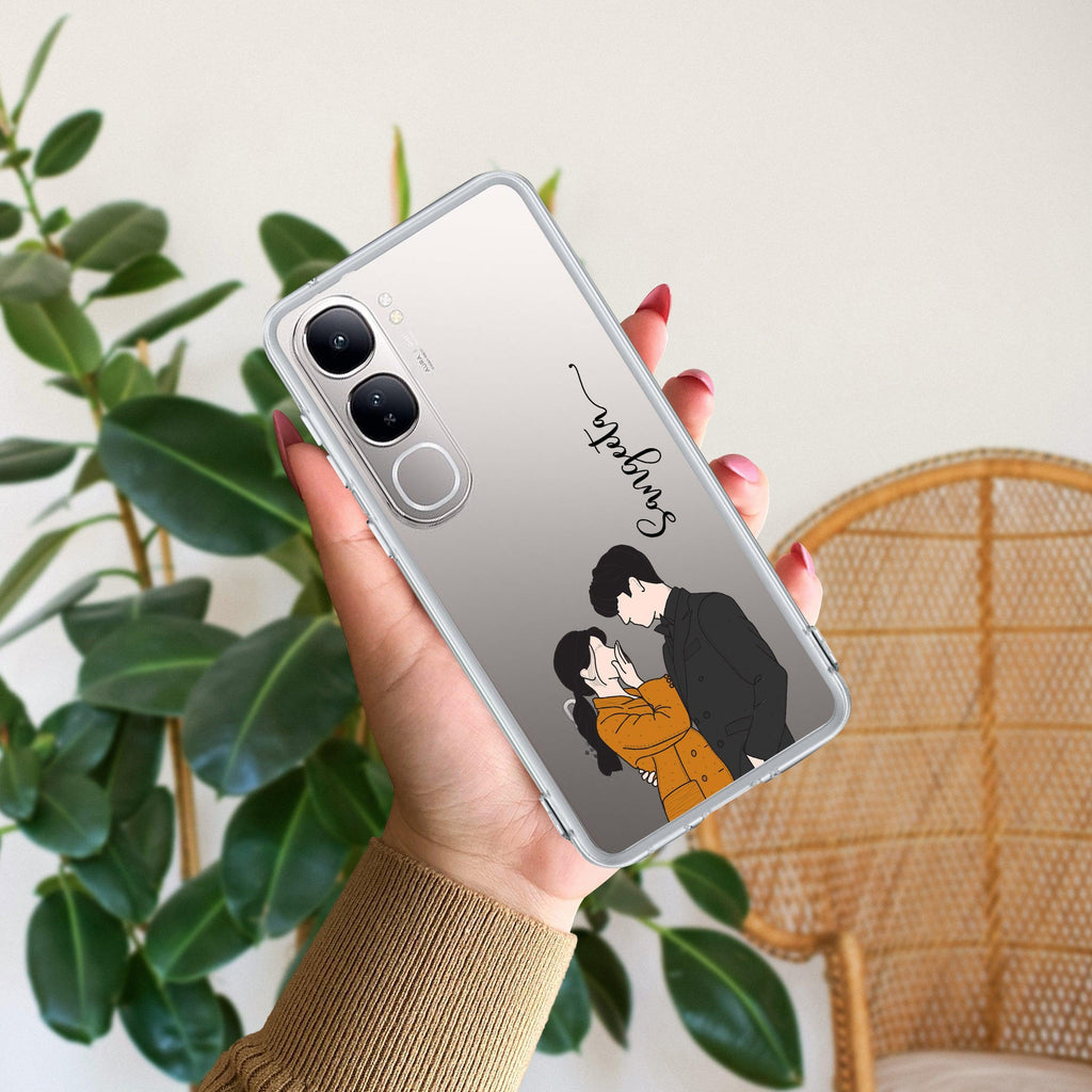 Couple Customize Transparent Silicon Case For Vivo - ShopOnCliQ