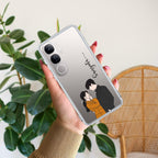 Couple Customize Transparent Silicon Case For Vivo - ShopOnCliQ