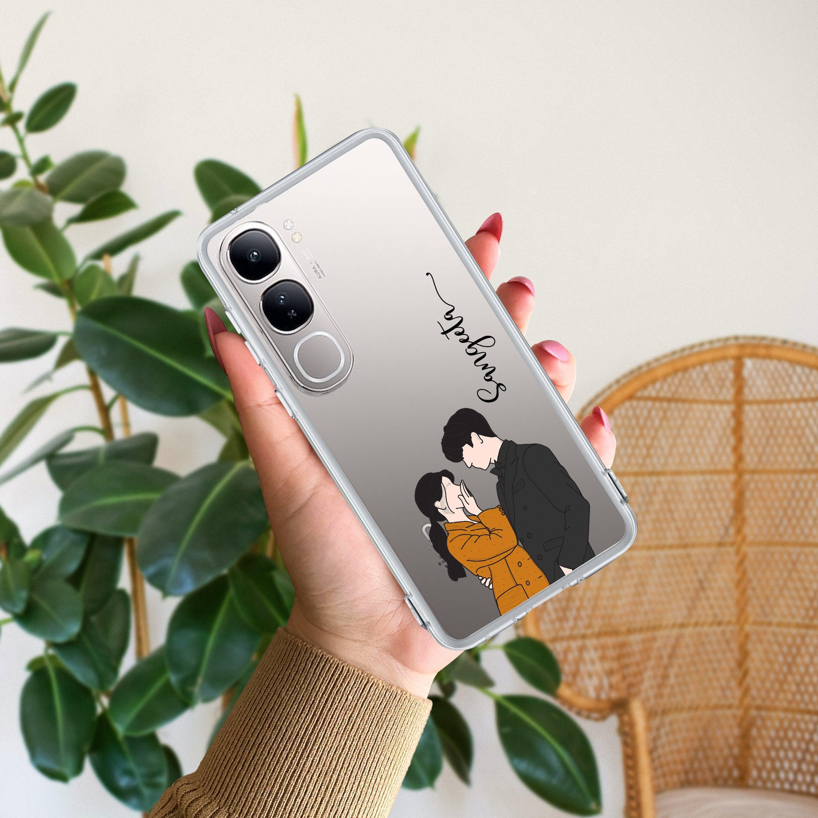 Couple Customize Transparent Silicon Case For Vivo - ShopOnCliQ
