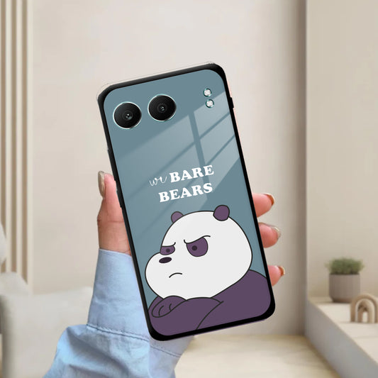 We Bare Bears Blue Glossy Metal Case Cover For OnePlus