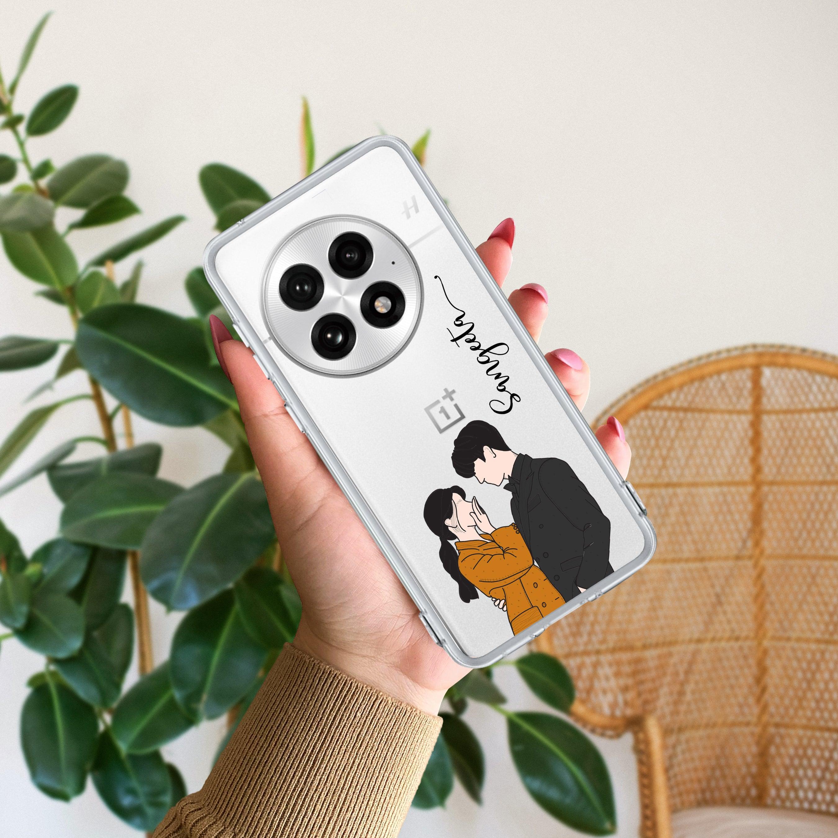 Couple Customize Transparent Silicon Case For OnePlus - ShopOnCliQ