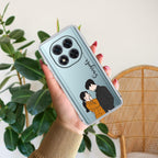 Couple Customize Transparent Silicon Case For Redmi 13 5G
