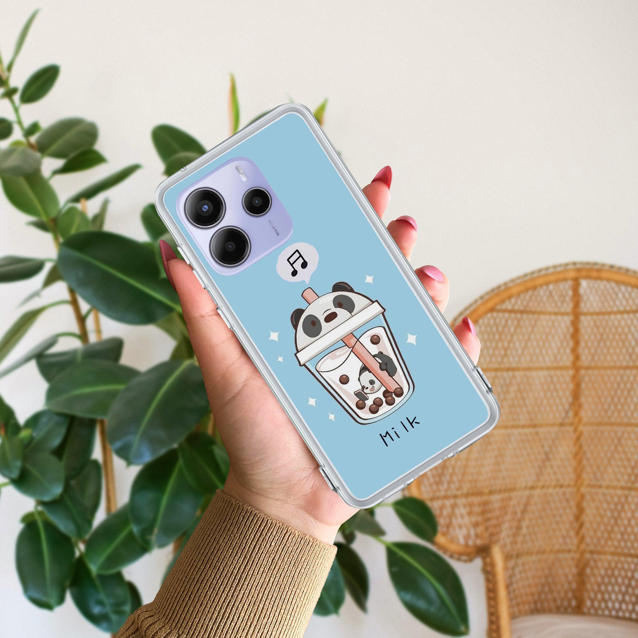 Cartoon Milk Tea We Bare Bears Silicon Case For Redmi/Xiaomi - ShopOnCliQ