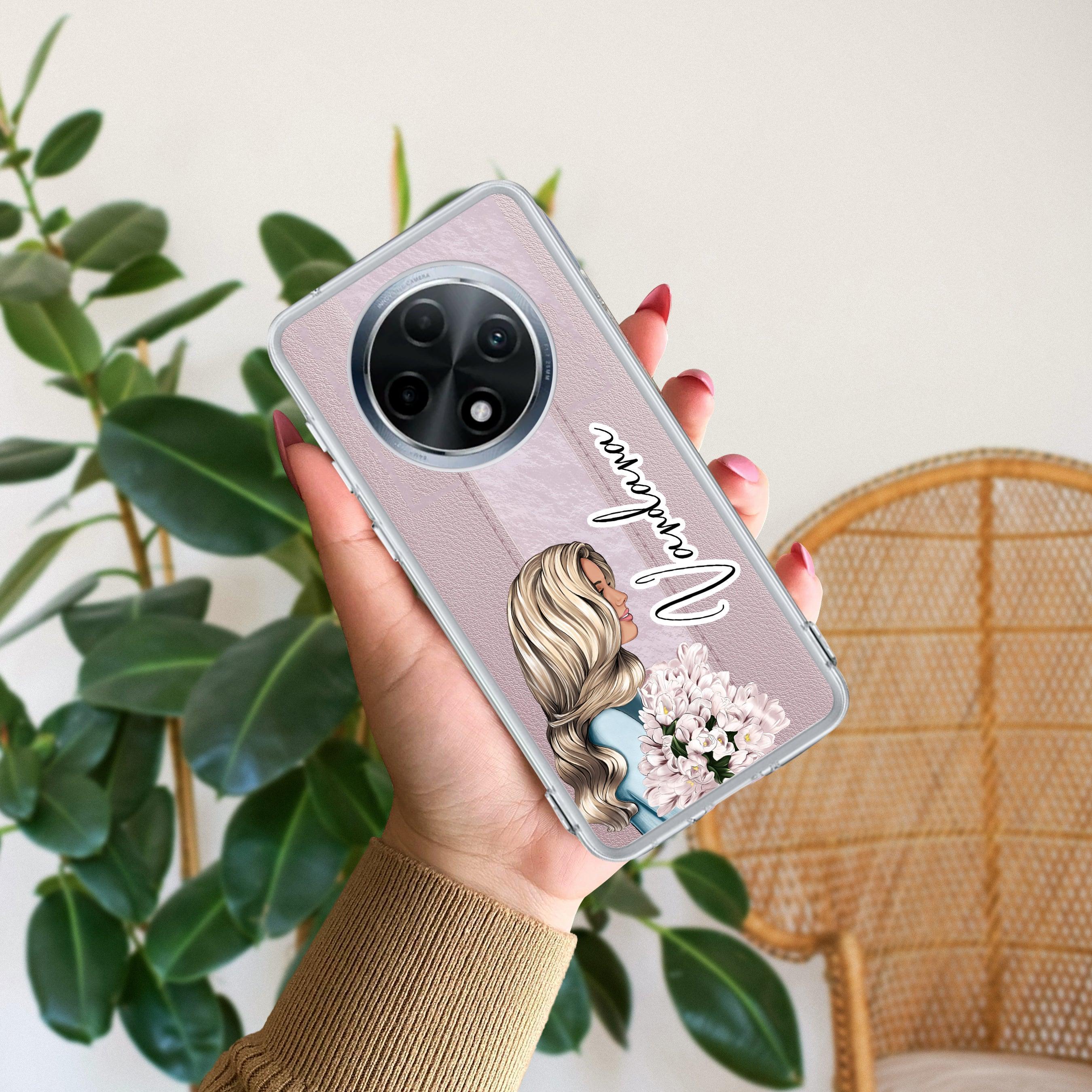 Stylish Girl Customize Transparent Silicon Case For Oppo - ShopOnCliQ