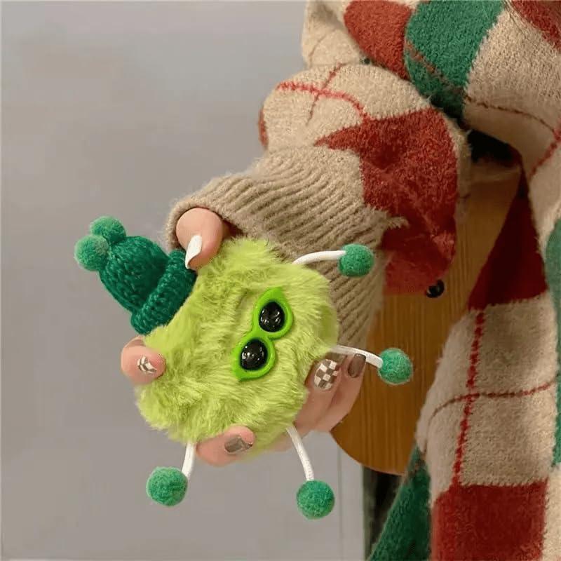 Apple Airpods Pro 2 Case Cover, Airpods Pro 2nd Generation Wireless Charging Case Fluffy Soft Plush Airpod Pro Case (Green Teddy) - ShopOnCliQ