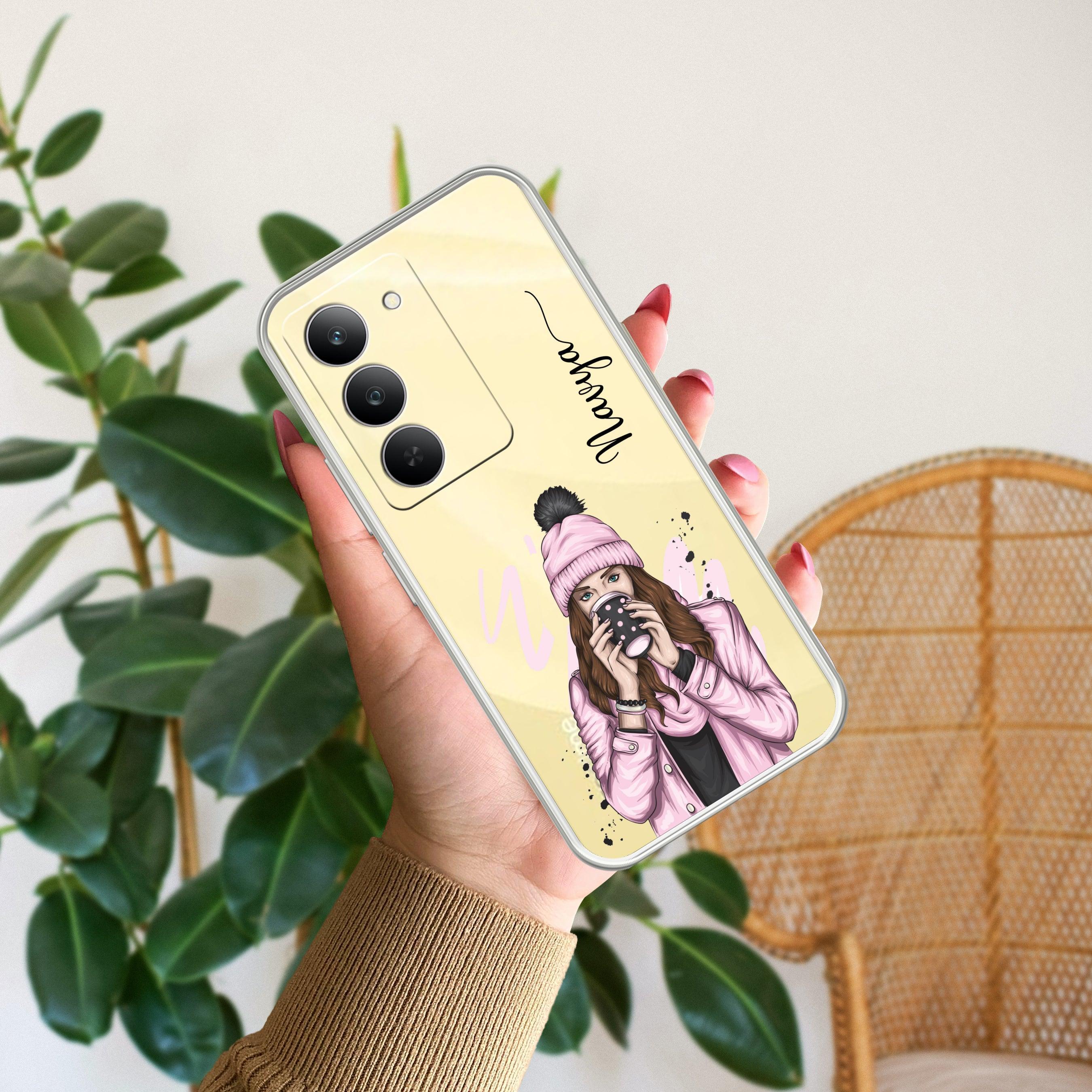 Coffee Time Customize Transparent Silicon Case For Realme C73 5G