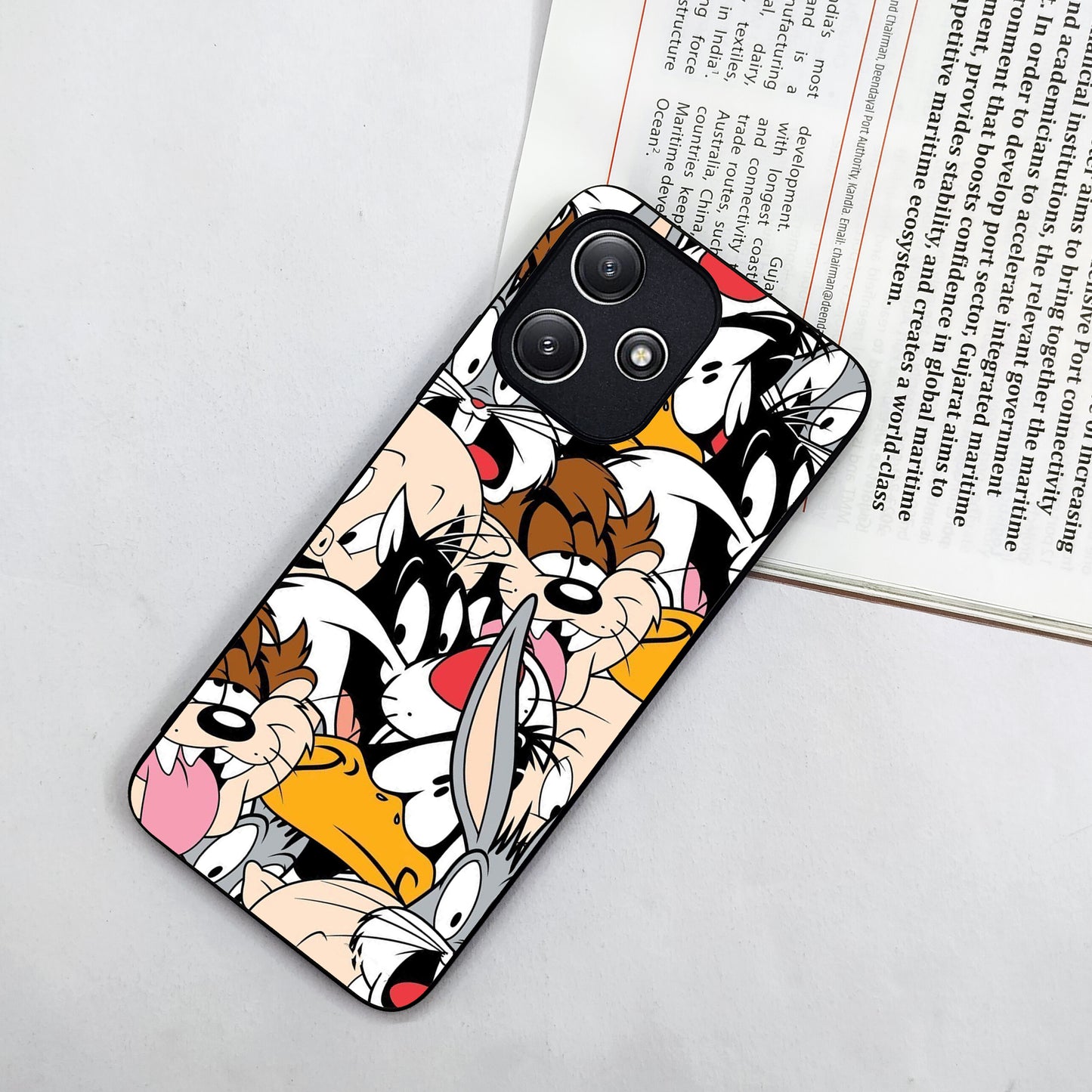 Cute Bugs Bunny Glossy Metal Case Cover For Redmi