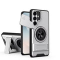 NUBRIX Back Cover for Samsung Galaxy S26 5G | Armor Camera Slider 360 Degree Rotating Finger Ring Holder Case with Bracket Stand Back Case Cover (Silver) : Amazon.in: Electronics