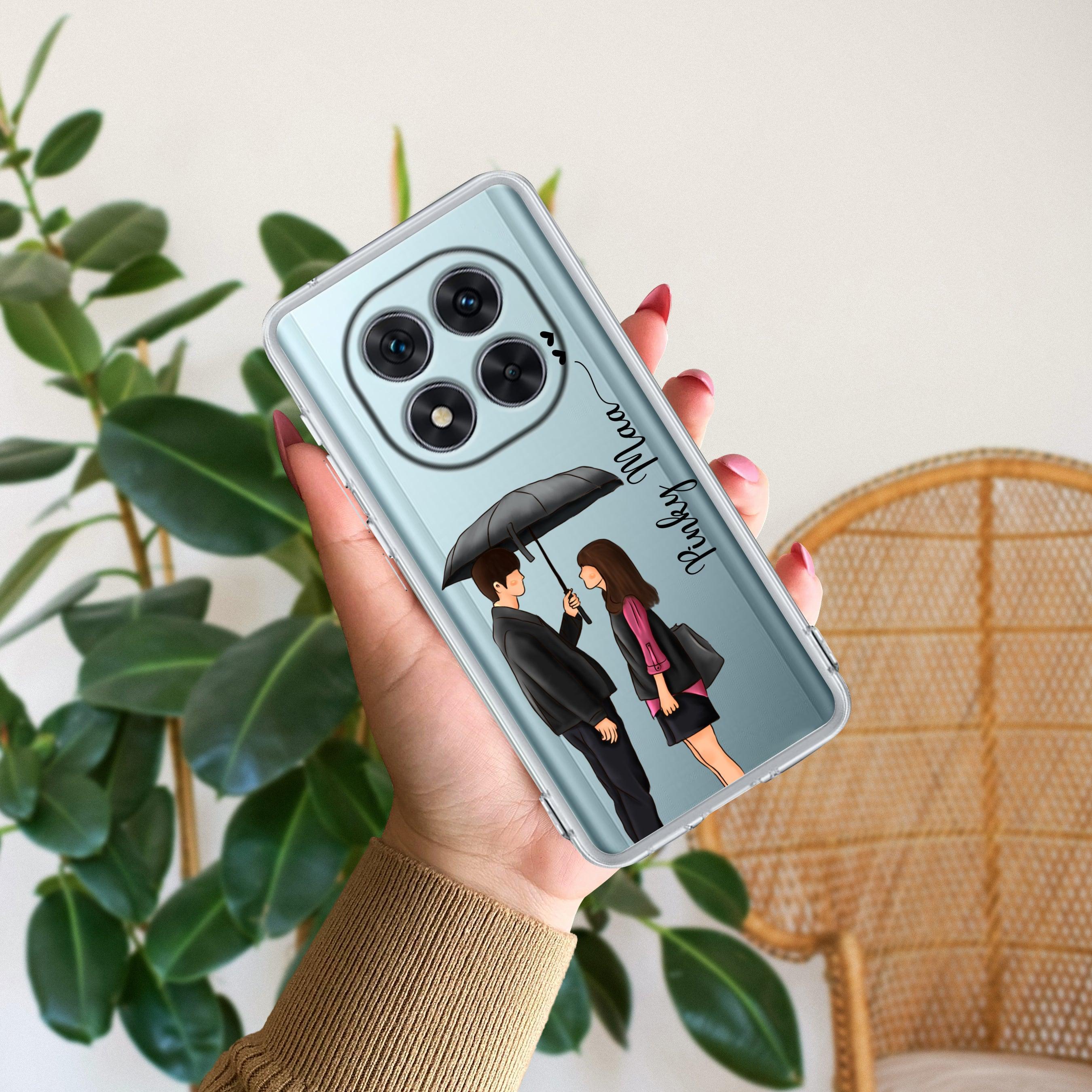 Girl With Flower Customize Transparent Silicon Case For Poco - ShopOnCliQ