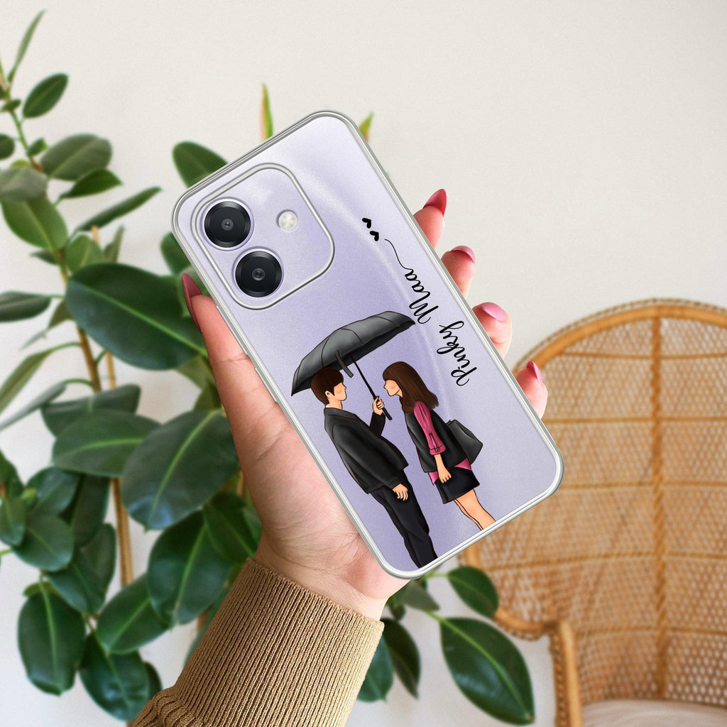 Caring Couple Customize Transparent Silicon Case For Oppo A3x / Oppo A3
